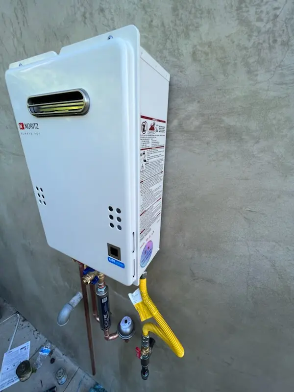 Tankless water heater installation for Brandon homes